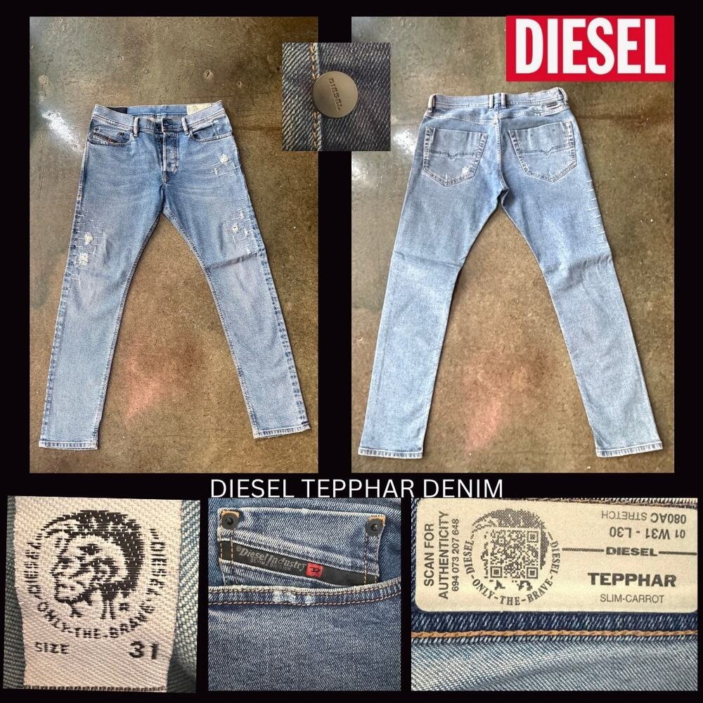 Diesel TEPPHAR Slim Stretch Denim - W31 L30